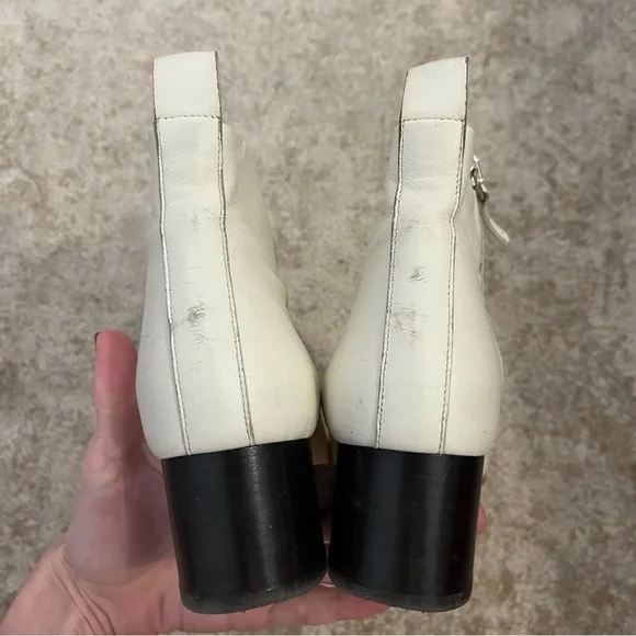 Everlane The Italian Leather Day Boot Bone Size 7 - Picture 9 of 14